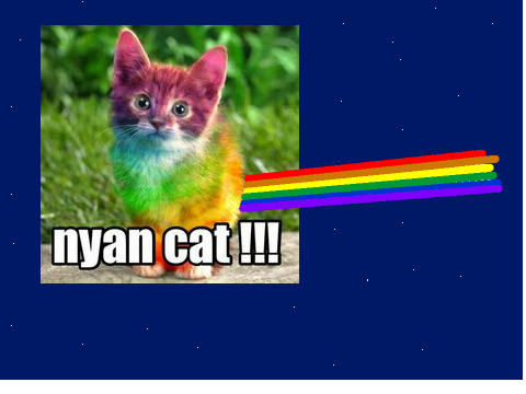 nyan cat!!!