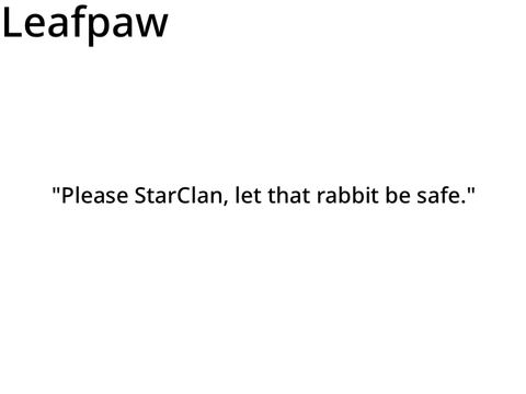 Leafpaw Audition 