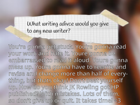 20 Answers For Writers