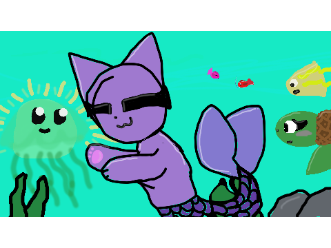 Drawing Made on Magma(With my friends!)