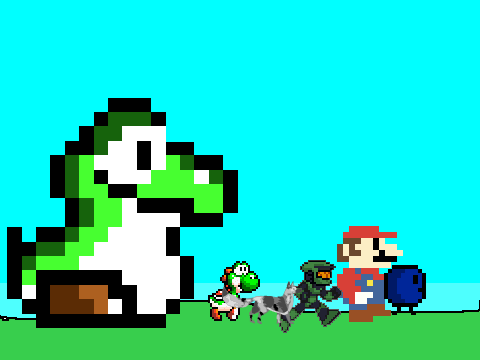 Add Yourself Running From Giant Baby yoshi remix remix remix