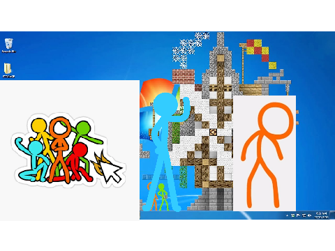 sprites of the stick figures