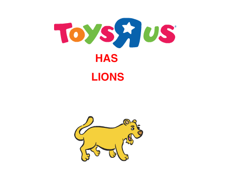 Toys"R"Us Has Lions
