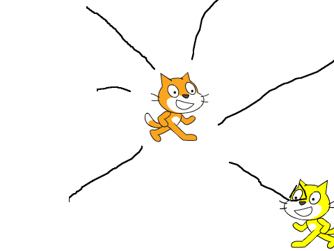 add your self as scratch cat