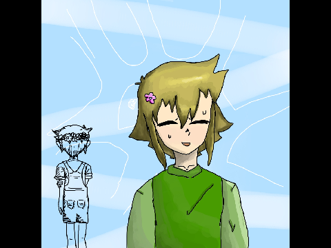 Basil fanart || omori (kinda plain tbh)