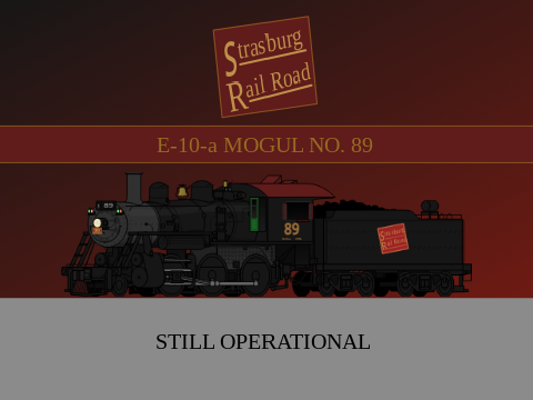 CN 89 w/ strasburg lettering