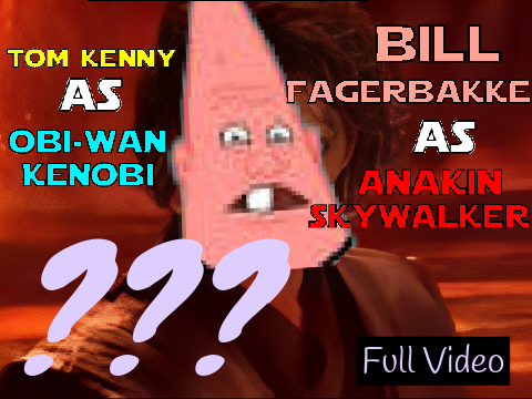 Tom Kenny, Bill Fagerbakke as Anakin Skywalker and Obi-Wan Kenobi