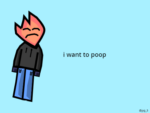 i want to poop | #animations