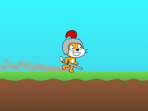 Knight cat run