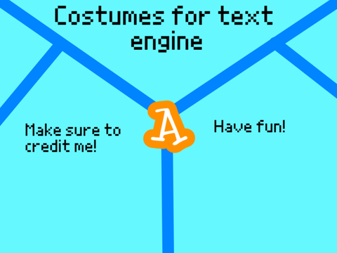 alphabet sprites for text engine