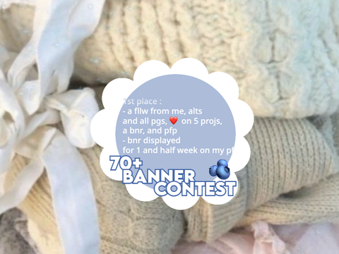 [CLOSED] ◈ 7̶0̶+̶ 200+↷ bnnr contest !!  ︶︶  
