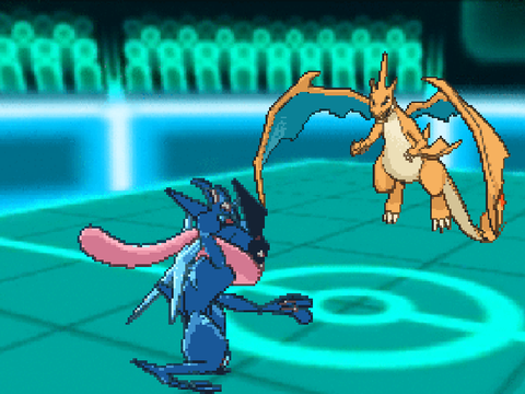 Ash Greninja vs Mega Charizard Y
