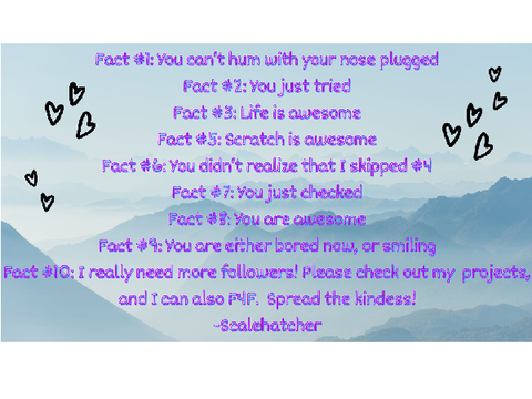 Facts for your Boredom