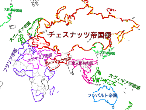 仮想国家 地図