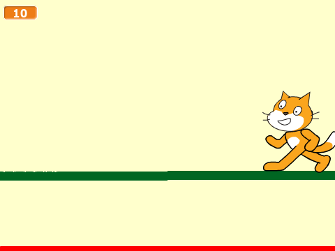 Scratch Cat Head Platformer