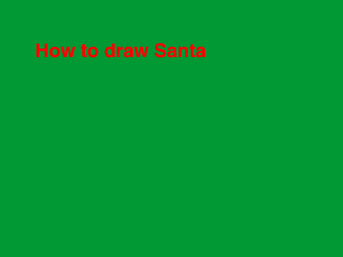 DRAW SANTA