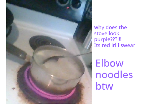 Im making noodles guys