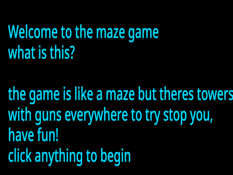 Maze with pewpew towers MADE FOR PAIN