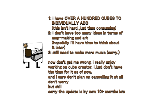 What's taking Cube Creator so long to update?