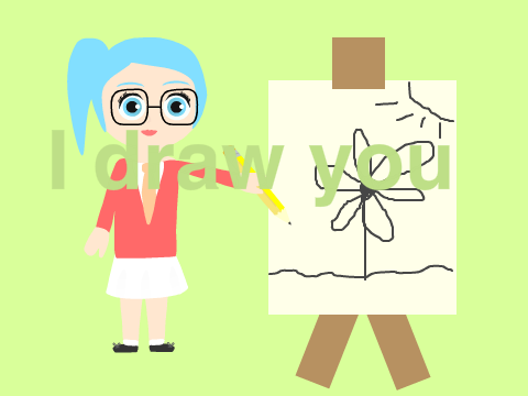I draw you