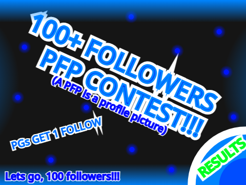 (RESULTS)100+ Followers PFP Contest