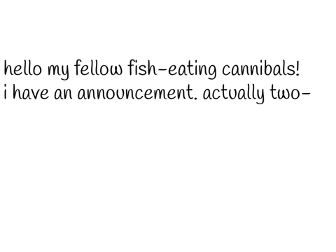 ANNOUNCEMENTS!