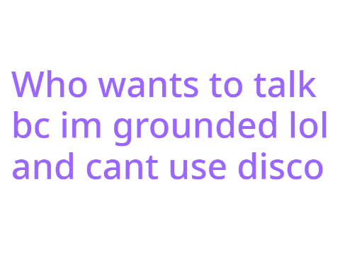 please. Seriously.