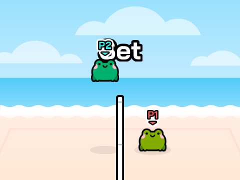 Froggy Volley With AI 