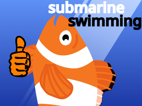 submarine swimming