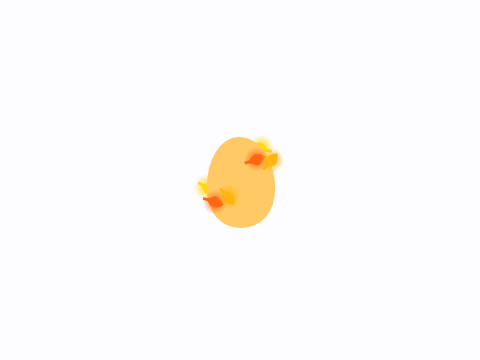 fall chosen leaf egg (3 more days)