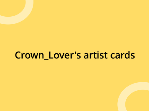 My artist cards! ^^