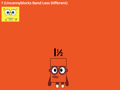 Uncannyblocks Band Spongebob Different (0.25-4.75)