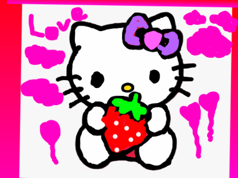  My  Hello Kitty Art