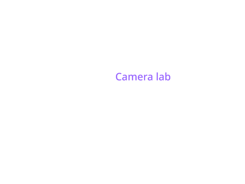 Camera lab 