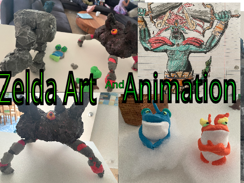 Zelda Art And Animation TOTK Clay Drawing Both