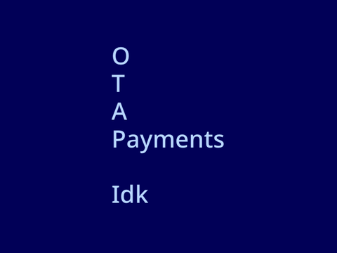 OTA Payments for Fawn!