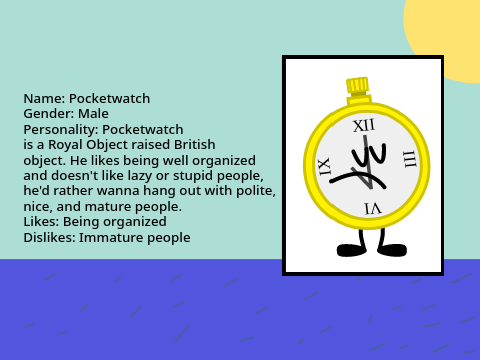 "This seems like a precise competition with a decent prize. I'm in!" - Pocketwatch, BFDC 3