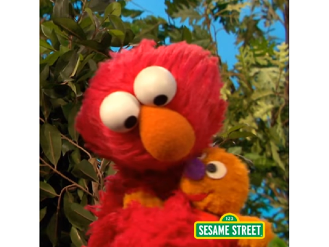 ELMO AND BABY DAVID