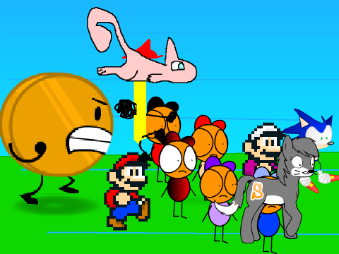 Add Yourself Running From The Giant Coiny  remix- remix remix