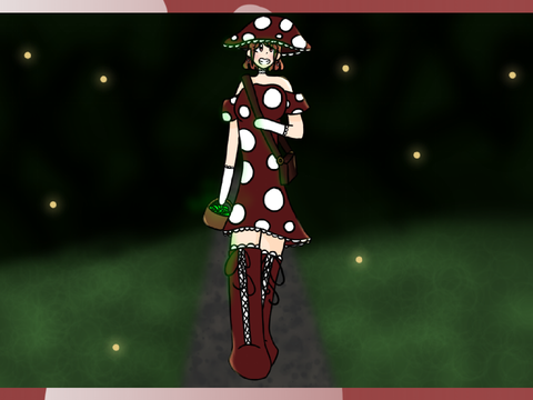 Mushroom Girl DMC 30+ followers || Entry