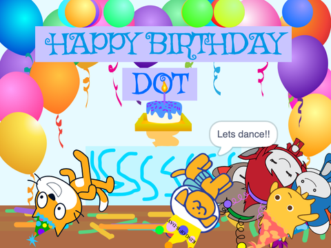 Scratch has a birthday! Animation