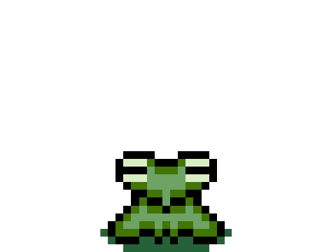 Pixel Art Frog