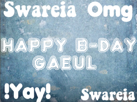 Happy b-day gaeul!!