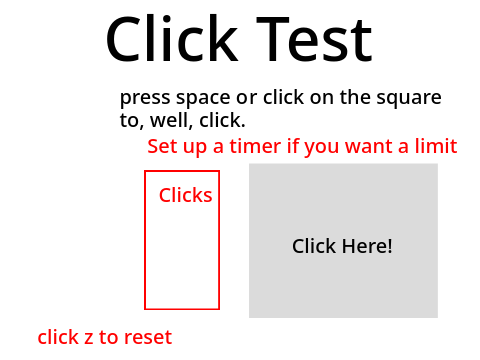 Click Speed Test
