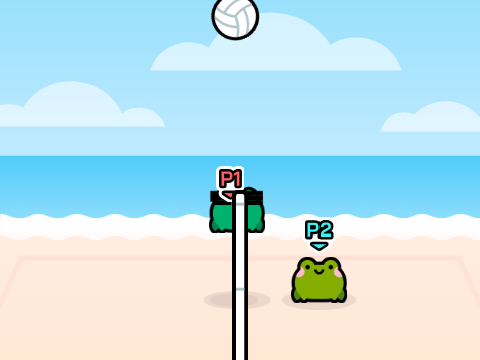 Single Player Froggy Volley