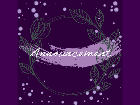 Announcement (again)