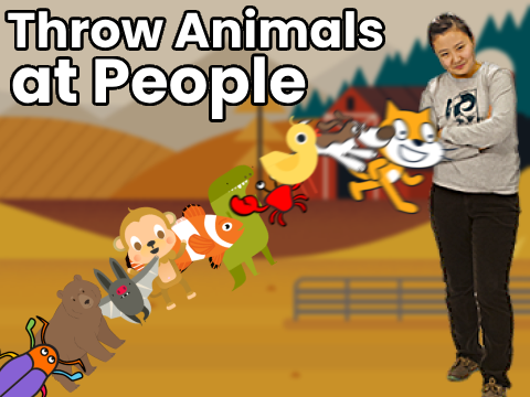 Throw Animals At People