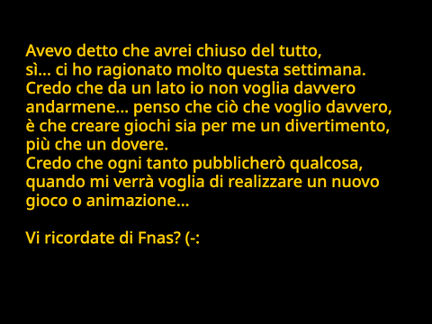 Oook forse sono stato precipitoso...