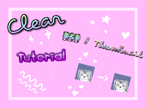 Clear PFP / Thumbnail tutorial