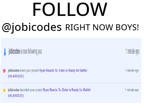  HE FOLLOWED?! THIS ISNT REAL! @jobicodes